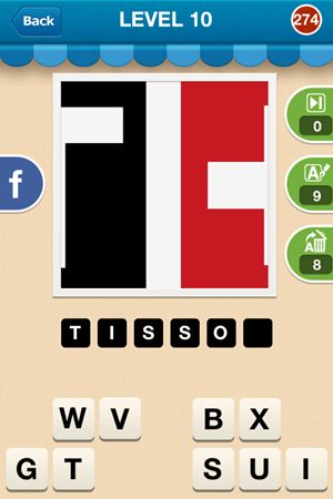 Hi Guess The Brand Level 10 Answer 274