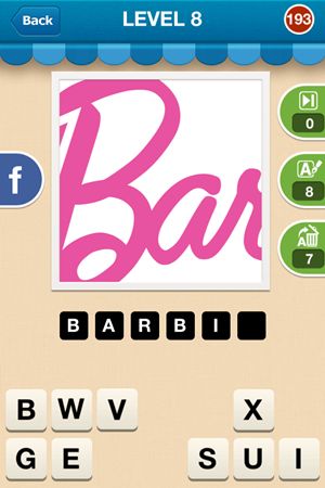 Hi Guess The Brand Level 8 Answer 193