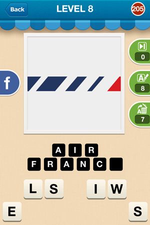 Hi Guess The Brand Level 8 Answer 205