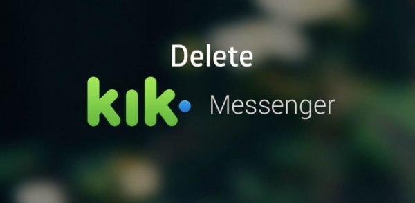 Delete Kik Messenger account