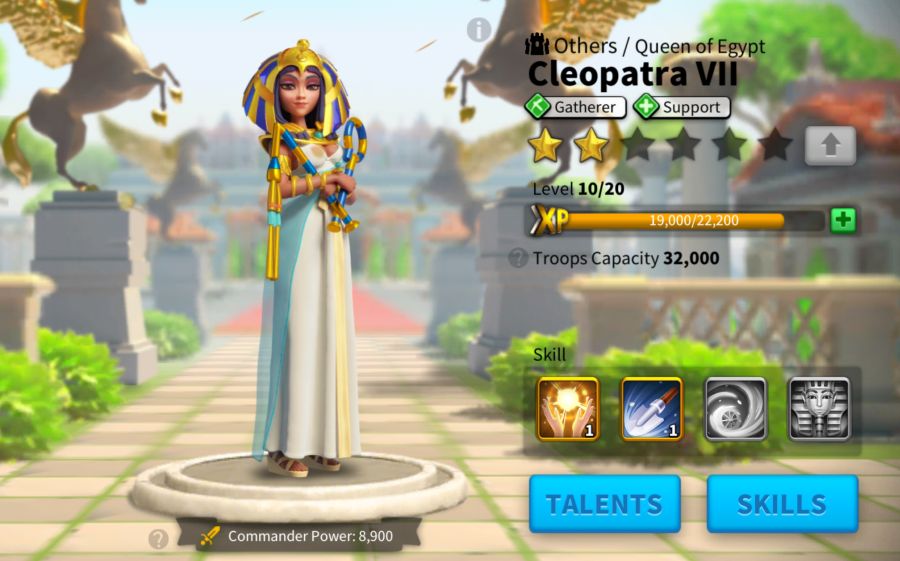 rise of kingdoms cleopatra