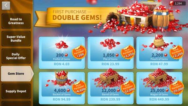 rise of kingdoms how to get more gems 3