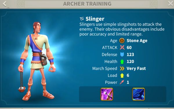 rise of kingdoms archers 1