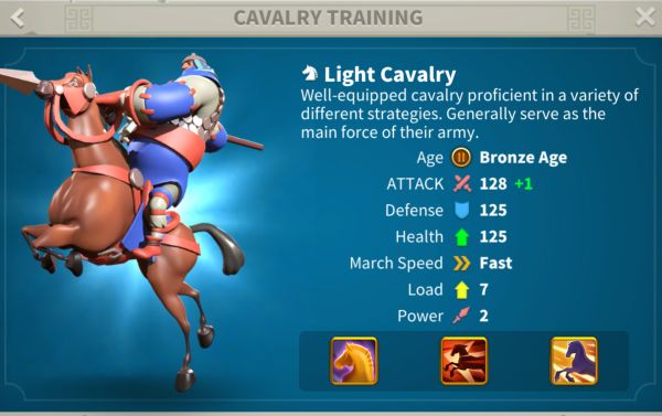 rise of kingdoms cavalry 2