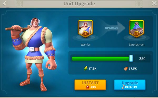 rise of kingdoms upgrade troops 4