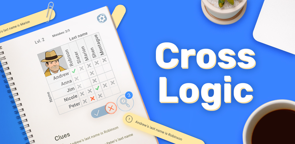 Cross Logic - Puzzle Game Answers