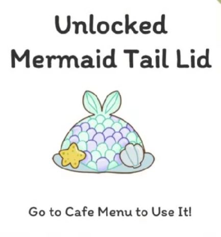 mermaid tail lid