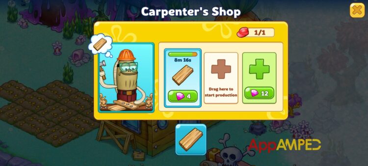SpongeBob Adventures - In A Jam Carpenter's Shop Building