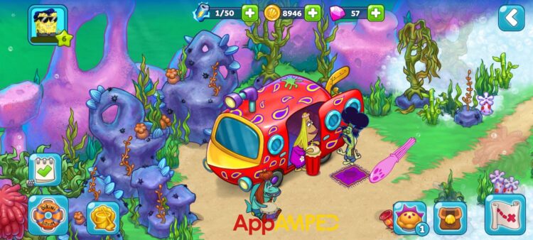 SpongeBob Adventures - In A Jam Crystal Dave Jellyfish Fields