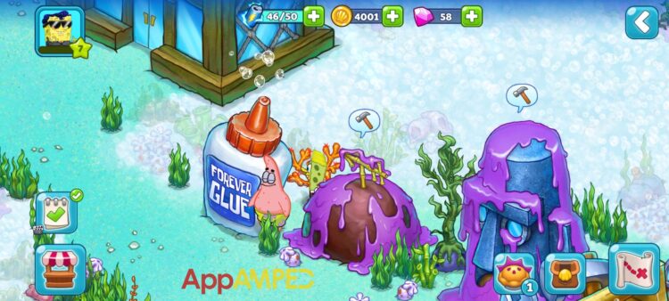 SpongeBob Adventures - In A Jam Glue Machine