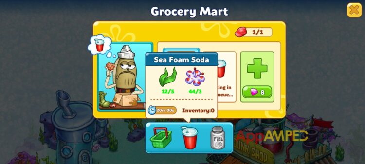 SpongeBob Adventures - In A Jam Grocery Mart Building