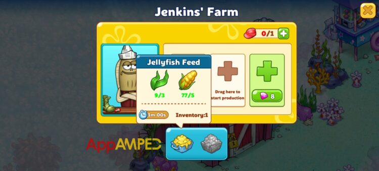 SpongeBob Adventures - In A Jam Jenkins' Farm Jellyfish Feed