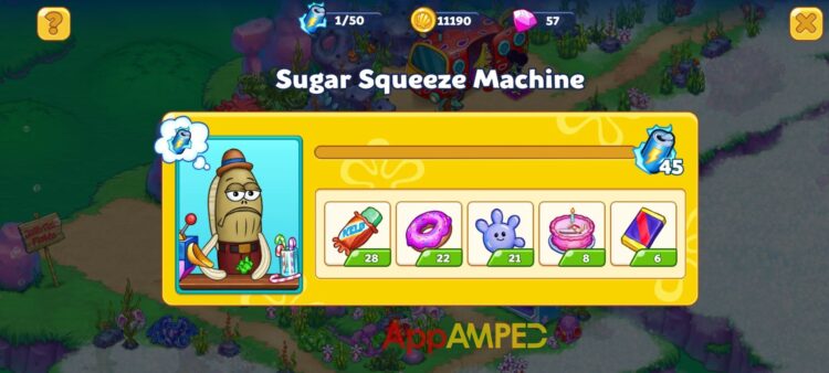 SpongeBob Adventures - In A Jam Sugar Squeeze Machine Energy