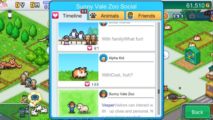 Zoo Park Story social feed