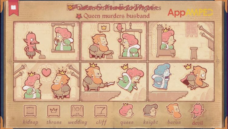 Storyteller Walkthrough The Ceremony Chapter 9 - Queen Murders Husband