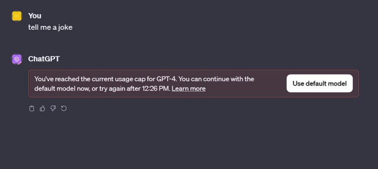 GPT Usage Error