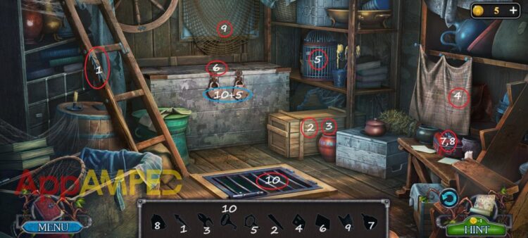 Legendary Tales 3 Chapter 1 Task 6 - Inside Hut
