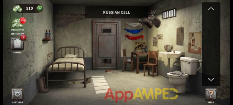 100 Doors Escape from Prison Walkthrough Level 16 - Russian Cell