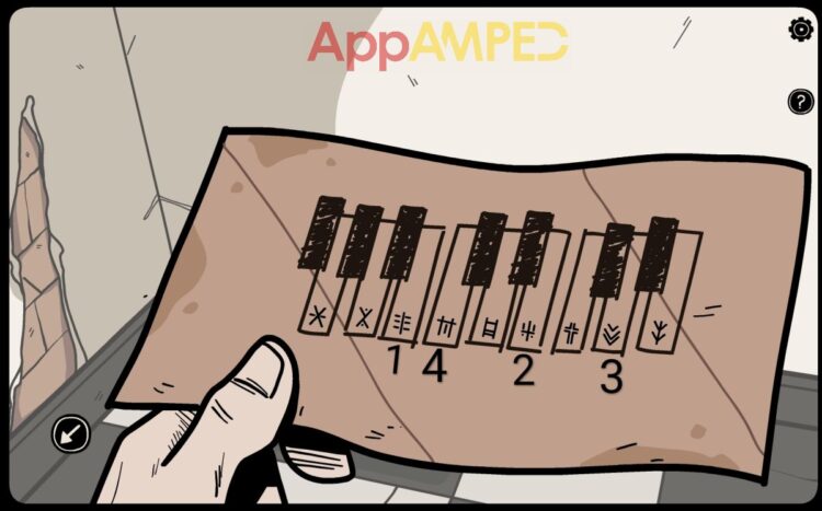 Beyond the Room Walkthrough Abandoned Building 2nd Floor Piano symbols