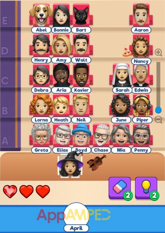 That's My Seat Answers Level 20