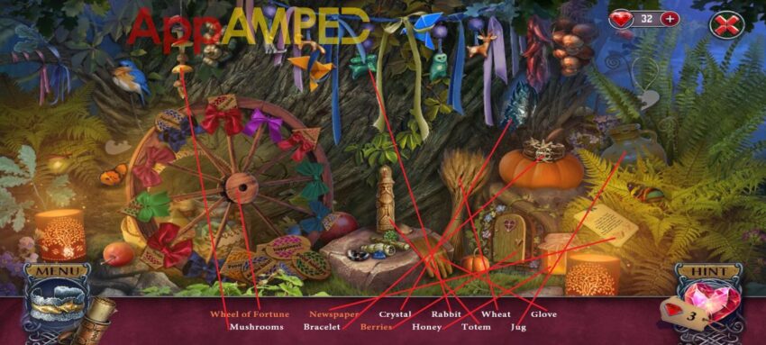 True Treasure - Immortal Love - Cursed Town Gate hidden objects