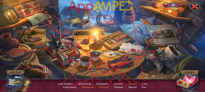 True Treasure - Immortal Love - Liam Route - Mines Entrance Hidden objects