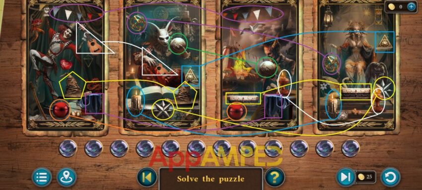 Artifact Seekers - Circus Arena - Fortune Teller Trailer - Tarot Cards Match