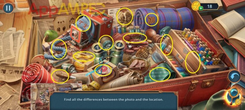 Detective Club 2 Gallery of Shadows - Bonus Chapter Attic Chest Differences