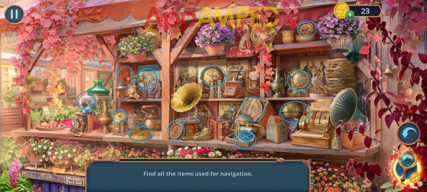 Detective Club 2 Gallery of Shadows - Finch's Shop Navigation