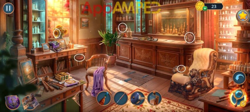 Detective Club 2 Gallery of Shadows - Finch's Shop inside