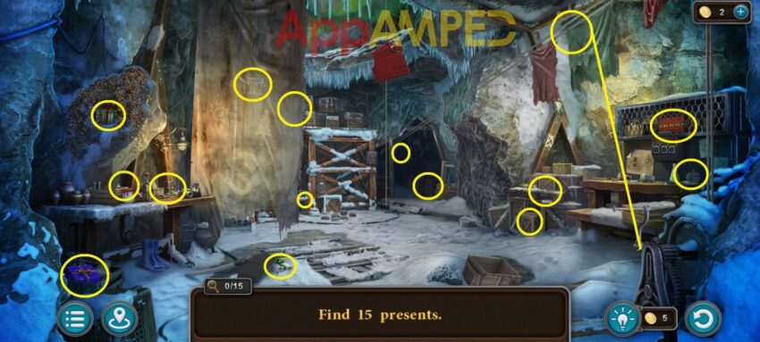 Artifact Seekers - Santa's Manor - Abandoned Mine Hidden Presents