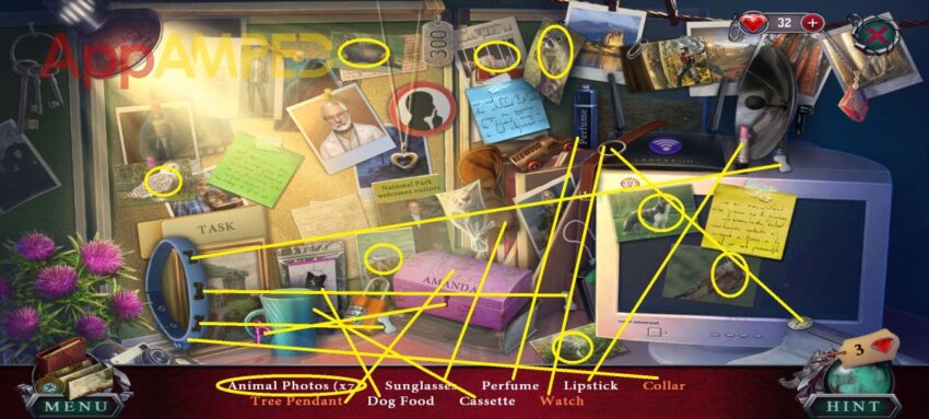 Lost Secrets of the Forest - Tina's House Hidden Objects