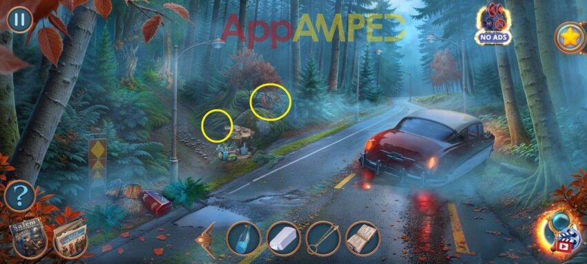 Secrets of Salem - The Phantom Cab - Chapter 3 - Forest near Cemetery