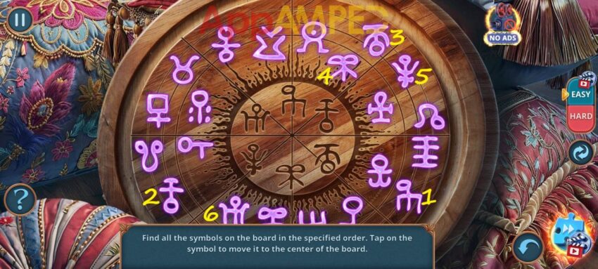 Secrets of Salem - The Phantom Cab - Chapter 3 - Magic Salon Board Symbols