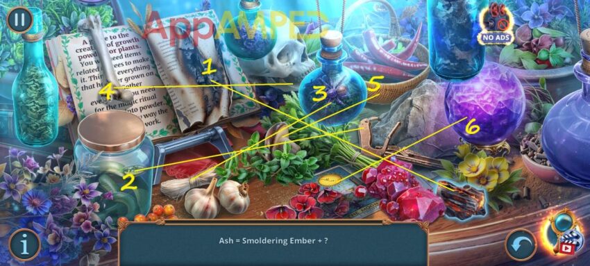 Secrets of Salem - The Phantom Cab - Chapter 3 - Magic Salon Ritual room combinations