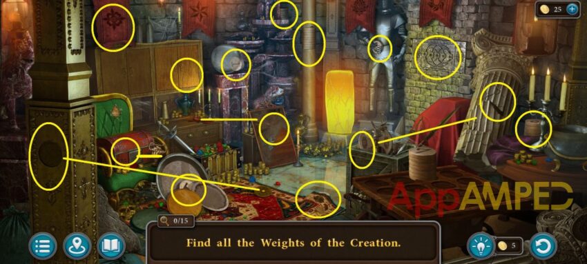 Lost Lands 1 - Chapter 1 - Chamber of Balance Hidden weights