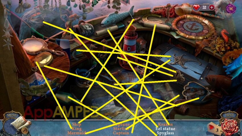 Voice of the Sea - First Town Boat Hidden Objects