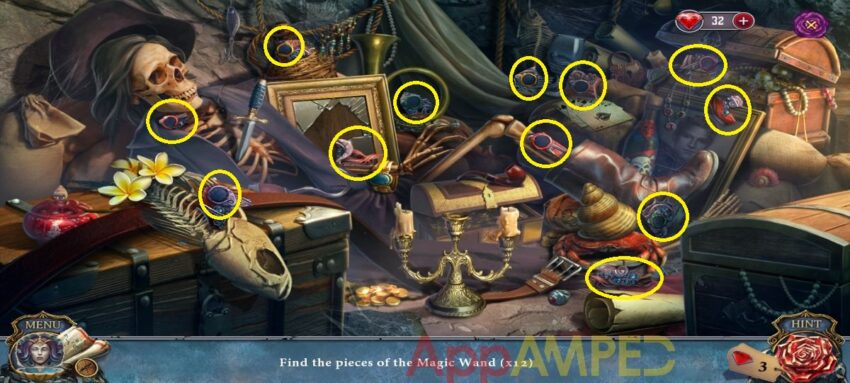 Voice of the Sea - Island Skeleton Wand Pieces