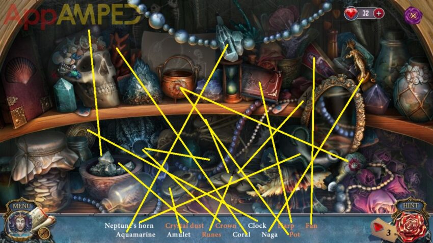 Voice of the Sea - Ship's Cabin Bookshelf Hidden Objects