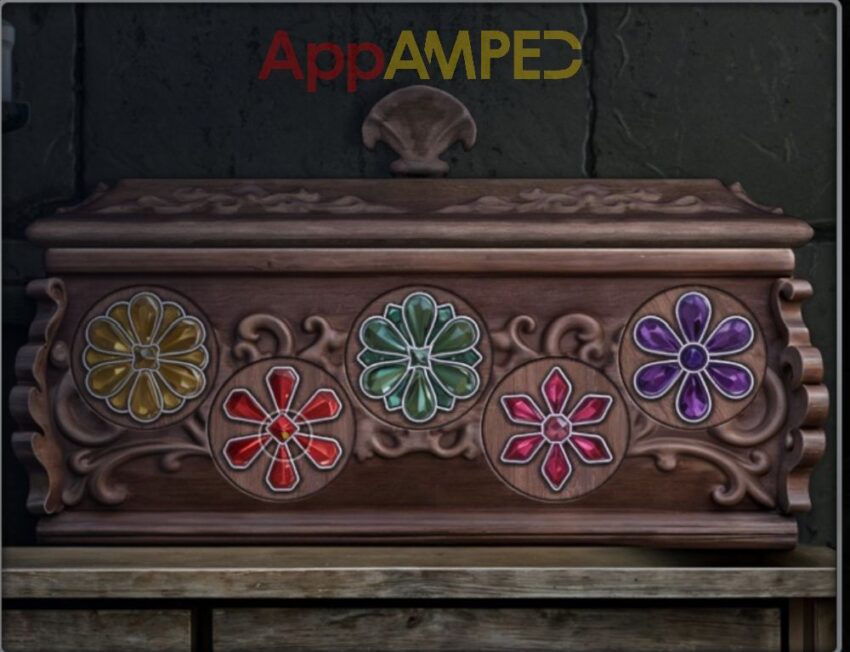Artifact Seekers - Witch Wood Rapunzel's Room Glass Flowers Box