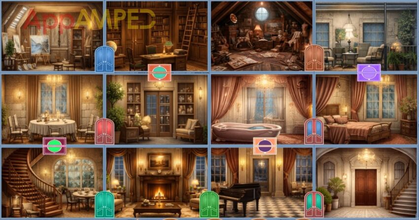 Mind Echoes 3 - Broken Vow - Mansion Count's Study Mini Room Game