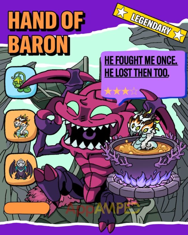 Wild Rift - Feed Cho'Chat - Hand of Baron - Legendary Dish