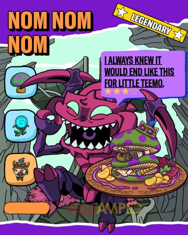 Wild Rift - Feed Cho'Chat - Nom Nom Nom - Legendary Dish