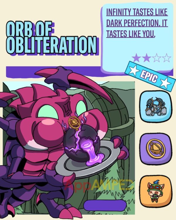 Wild Rift - Feed Cho'Chat - Orb of Obliteration - Epic Dish