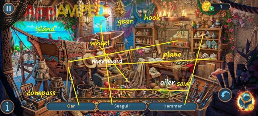 Adventure Seekers 2 - Restless Waters - Chapter 2 Santa Marilla City Pier Hut items