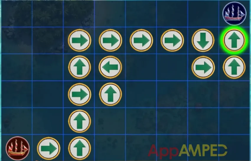 Adventure Seekers 2 - Restless Waters - Chapter 4 Ship's Deck Ship Route