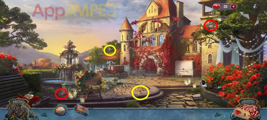 Living Legends - The Red Trace Mystery - Courtyard